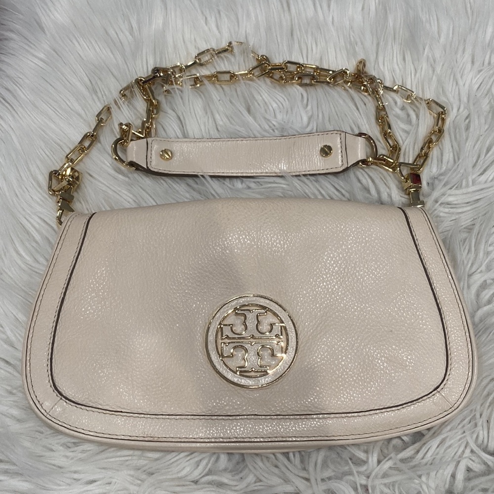 Tory Burch ivory crossbody bag